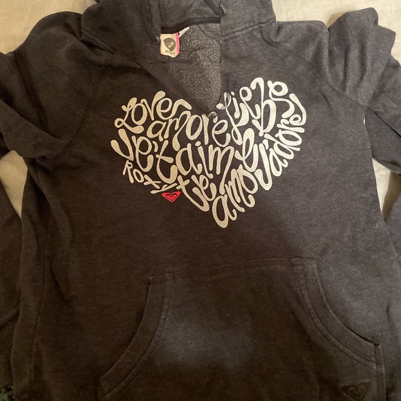 Roxy Hoodie Heart with Love in Different Languages - Picture 6 of 6